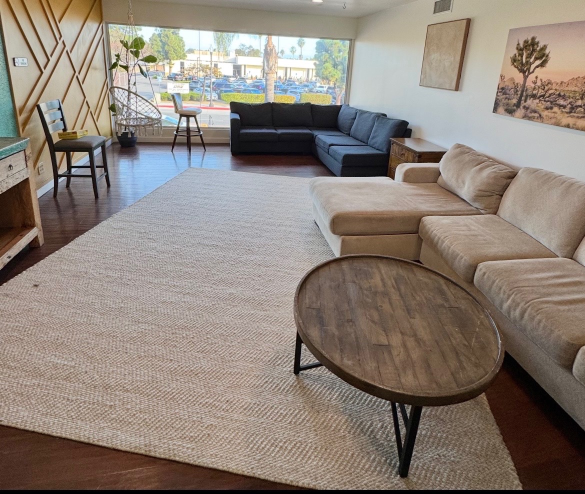 Lounge area inside the facility.